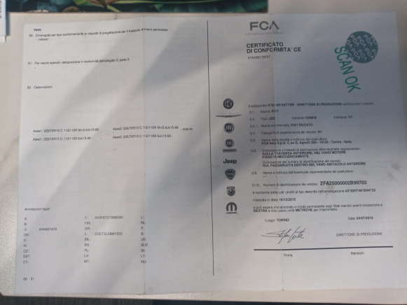 Camionnette Fiat Ducato H2L2 (2017-81650 km-VIN:ZFA25000002B99703)) - Mobil: gambar 4 Camionnette Fiat Ducato H2L2 (2017-81650 km-VIN:ZFA25000002B99703)) - Mobil: gambar 4