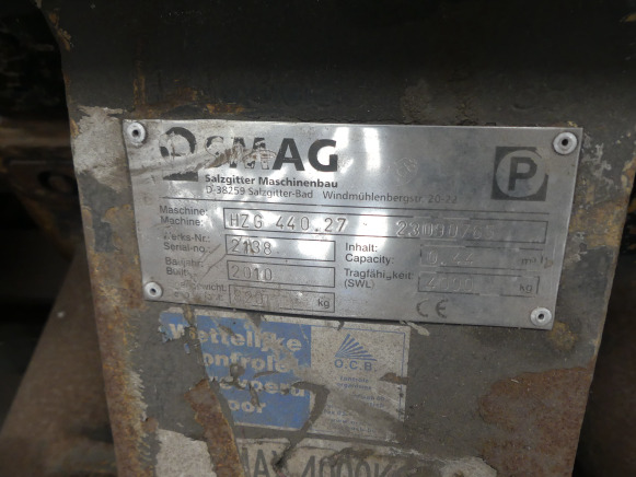 Grappin de grue Smag HZG440.27 - Grapple untuk Peralatan konstruksi: gambar 3 Grappin de grue Smag HZG440.27 - Grapple untuk Peralatan konstruksi: gambar 3