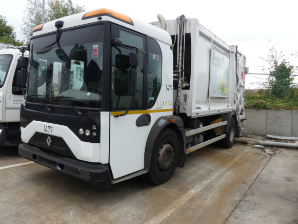REF:1477 - Camion poubelle Renault Access (2014-173.146 km) (VIN:SEG1930BL5BD17887) - Truk sampah: gambar 1 REF:1477 - Camion poubelle Renault Access (2014-173.146 km) (VIN:SEG1930BL5BD17887) - Truk sampah: gambar 1