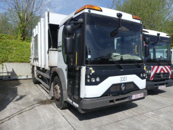 REF:3351 - Camion poubelle Renault Elite 4X2 (2011-82.270 km) - Truk sampah: gambar 1 REF:3351 - Camion poubelle Renault Elite 4X2 (2011-82.270 km) - Truk sampah: gambar 1