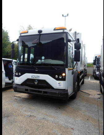 REF:62481 - Camion poubelle Renault Access (2014-281.264 km) (VIN: SEG1930BL5BD17884) - Truk sampah: gambar 1 REF:62481 - Camion poubelle Renault Access (2014-281.264 km) (VIN: SEG1930BL5BD17884) - Truk sampah: gambar 1