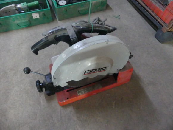 REF:62565 - Tronçonneuse à métaux portative Ridgid 590-L - Mesin pengerjaan logam: gambar 1 REF:62565 - Tronçonneuse à métaux portative Ridgid 590-L - Mesin pengerjaan logam: gambar 1