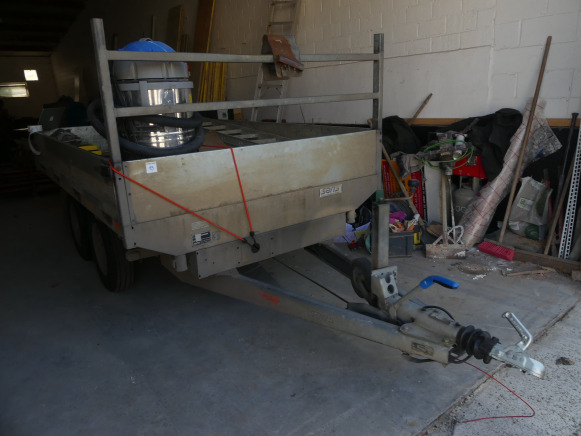 Remorque tribenne double essieu Saris PK30A - Trailer jungkit: gambar 2 Remorque tribenne double essieu Saris PK30A - Trailer jungkit: gambar 2