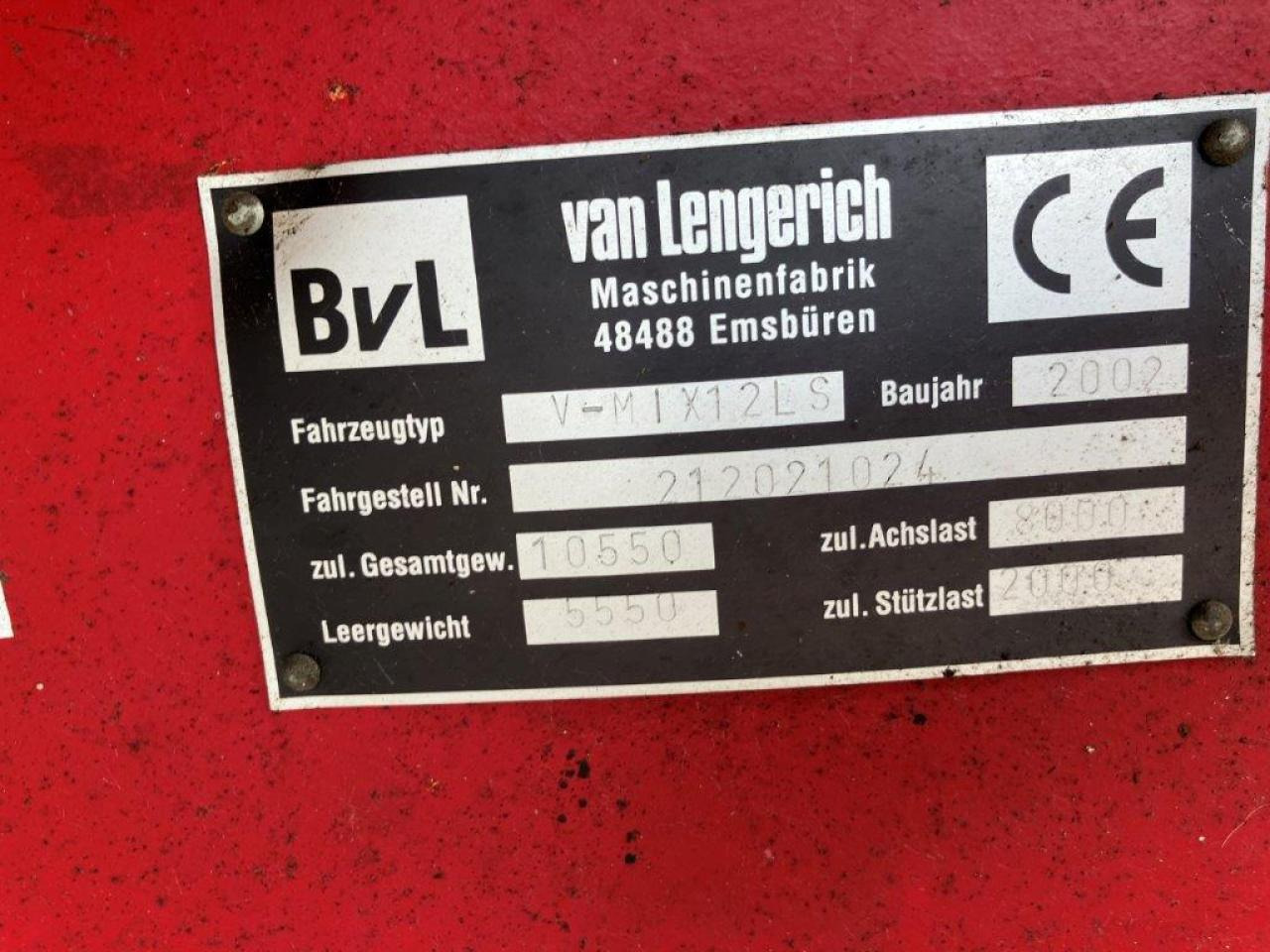Leasing BVL - van Lengerich V Mix 12 LS BVL - van Lengerich V Mix 12 LS: gambar 12