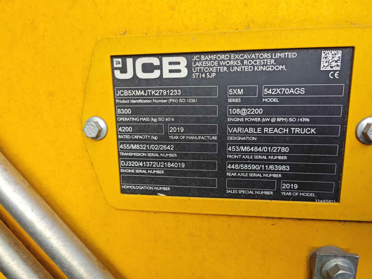 JCB 542-70 - Telehandler: gambar 4 JCB 542-70 - Telehandler: gambar 4
