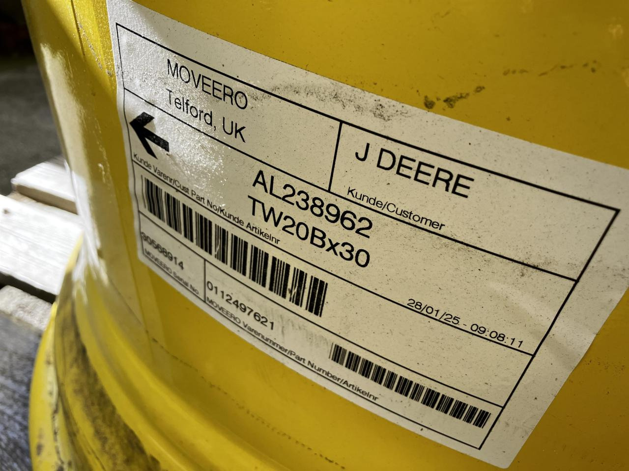 John Deere 20x30 - Ban untuk Peralatan pertanian: gambar 3 John Deere 20x30 - Ban untuk Peralatan pertanian: gambar 3