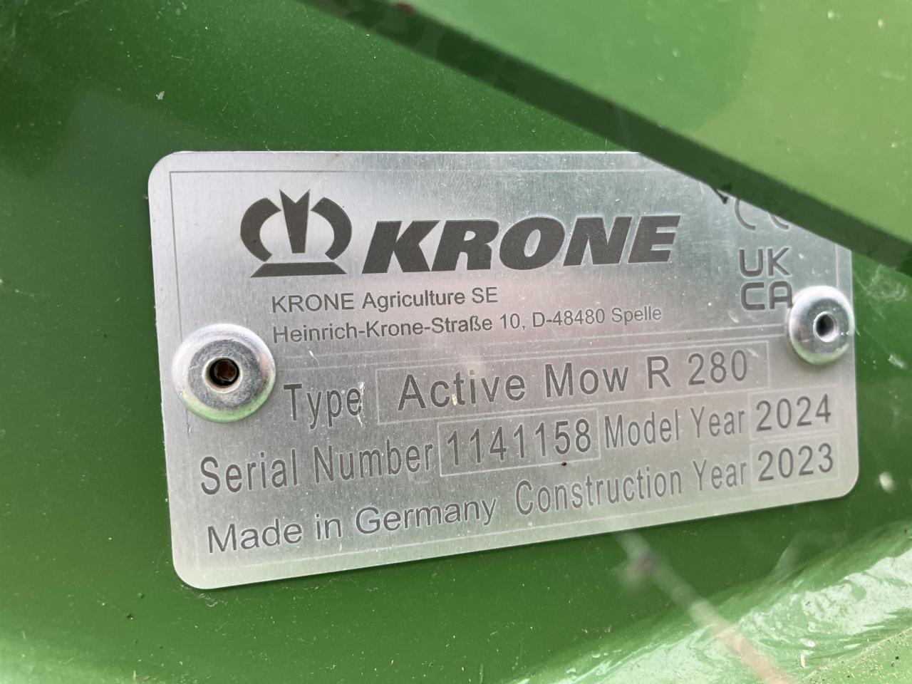 Krone ActiveMow R 280 - Mesin pemotong padang rumput: gambar 5 Krone ActiveMow R 280 - Mesin pemotong padang rumput: gambar 5