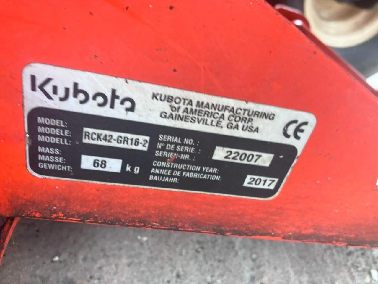 Kubota GR1600-ID-II - Mesin pemotong rumput: gambar 2 Kubota GR1600-ID-II - Mesin pemotong rumput: gambar 2