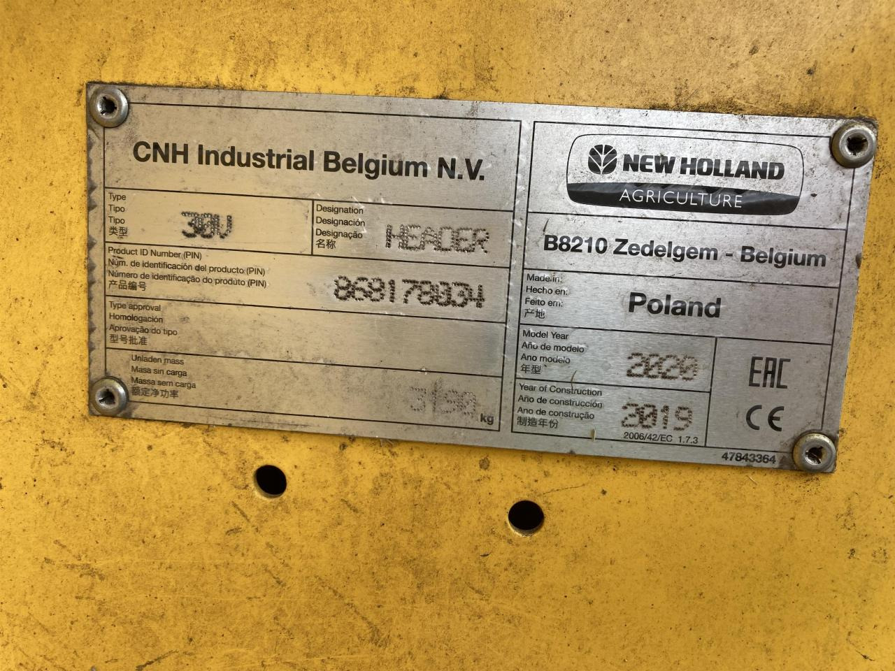 New Holland CX 8.90 - Pemanen gabungan: gambar 5 New Holland CX 8.90 - Pemanen gabungan: gambar 5