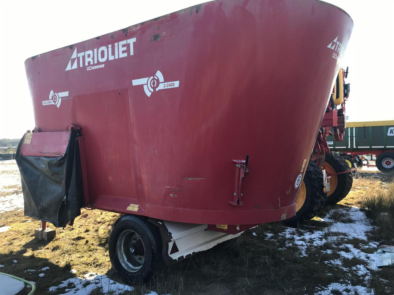 Trioliet Solomix 2 / 2400 ZK - Mixer-pengumpan: gambar 1 Trioliet Solomix 2 / 2400 ZK - Mixer-pengumpan: gambar 1