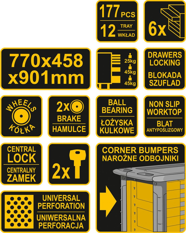 Werkzeugwagen - Peralatan bengkel: gambar 5 Werkzeugwagen - Peralatan bengkel: gambar 5