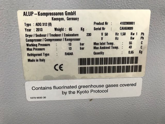 Alup ADQ 312 Luchtdroger 5.200 L/min. 13 Bar - Kompresor udara: gambar 3 Alup ADQ 312 Luchtdroger 5.200 L/min. 13 Bar - Kompresor udara: gambar 3