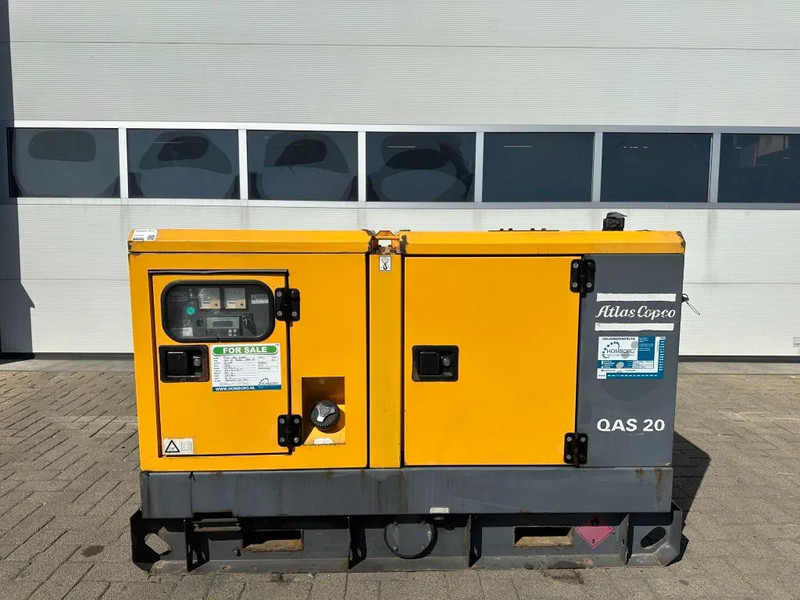 Atlas-Copco QAS 20 Kubota Leroy Somer 20 kVA Silent Rental generatorrset Stage 3A - Genset: gambar 1 Atlas-Copco QAS 20 Kubota Leroy Somer 20 kVA Silent Rental generatorrset Stage 3A - Genset: gambar 1