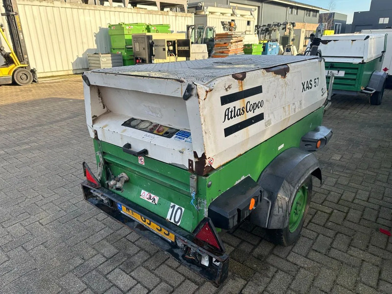Kompresor udara Atlas-Copco XAS 57 DD Deutz 3 m3 / min 23 kW 7 Bar Mobiele Diesel Compressor op aanhanger: gambar 7