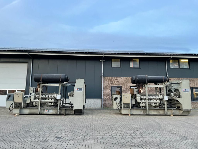 Genset Deutz MWM TBD 604 BV12 Leroy Somer 1450 kVA generatorset ex emergency: gambar 7