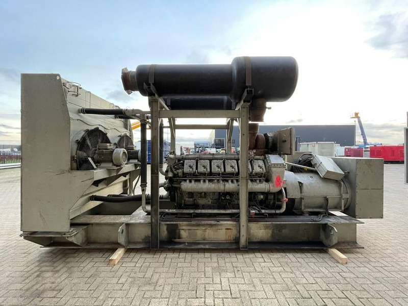 Genset Deutz MWM TBD 604 BV12 Leroy Somer 1450 kVA generatorset ex emergency: gambar 13