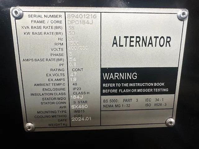 Generatordeel 38 kVA generatordeel Alternator New ! - Genset: gambar 4 Generatordeel 38 kVA generatordeel Alternator New ! - Genset: gambar 4