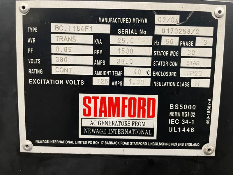 Genset Hatz 2M40H Stamford 25 kVA generatorset: gambar 5