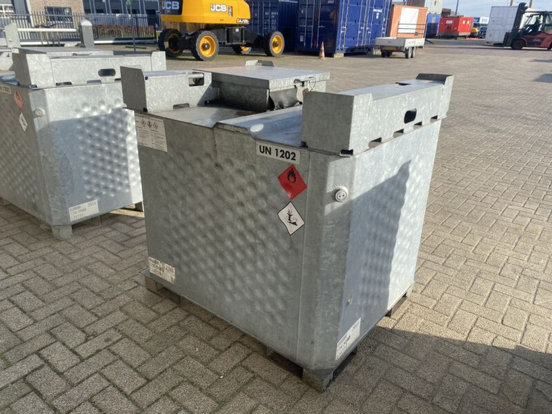 Tangki penyimpanan IBC Rietberg 1000 liter IBC Dieseltank Gegalvaniseerd: gambar 7