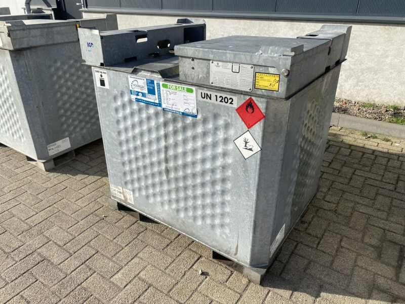 Tangki penyimpanan IBC Rietberg 1000 liter IBC Dieseltank Gegalvaniseerd: gambar 6