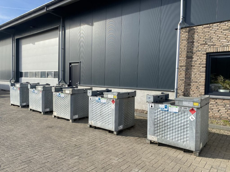 Tangki penyimpanan IBC Rietberg 1000 liter IBC Dieseltank Gegalvaniseerd: gambar 13
