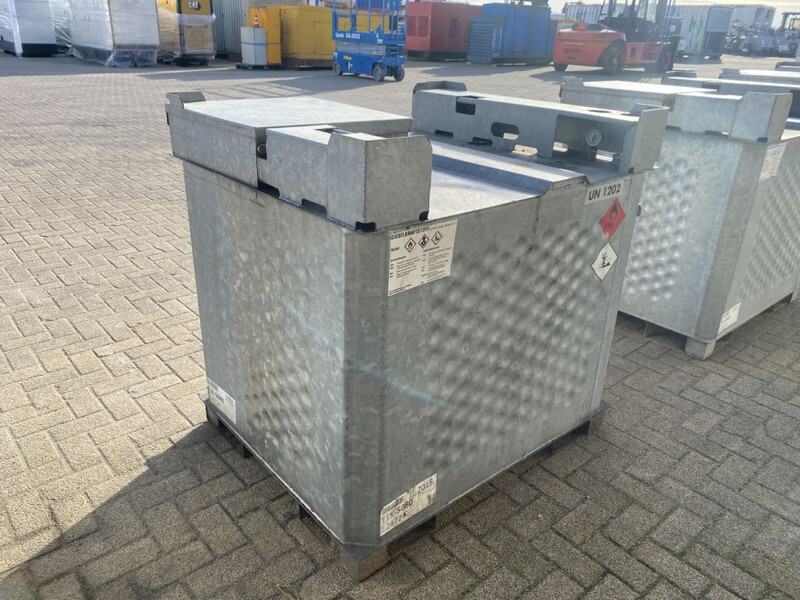 Tangki penyimpanan IBC Rietberg 1000 liter IBC Dieseltank Gegalvaniseerd: gambar 8