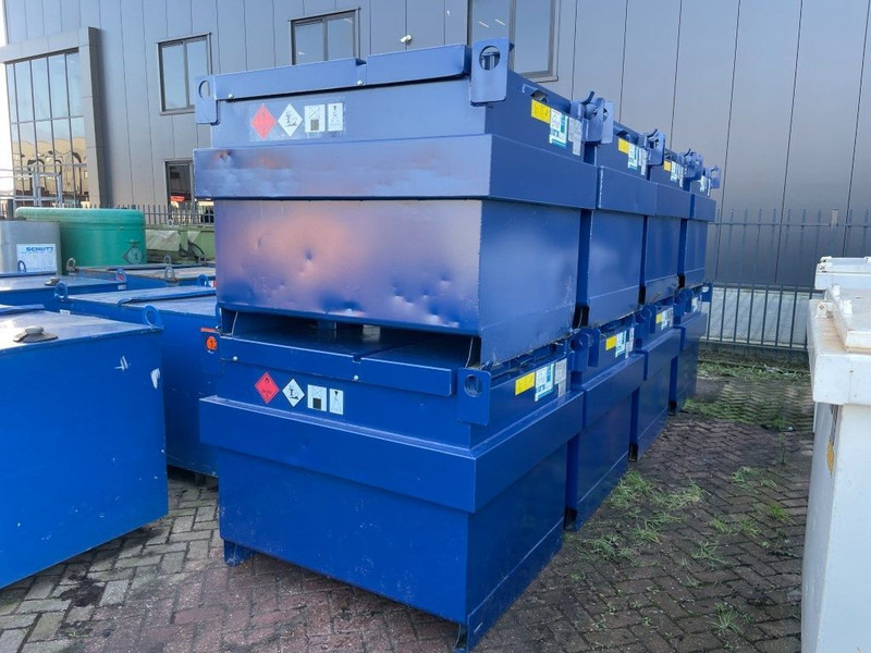 Kiwa IBC Steenbergen 750 liter Dieseltank met handpomp - Tangki penyimpanan: gambar 1 Kiwa IBC Steenbergen 750 liter Dieseltank met handpomp - Tangki penyimpanan: gambar 1