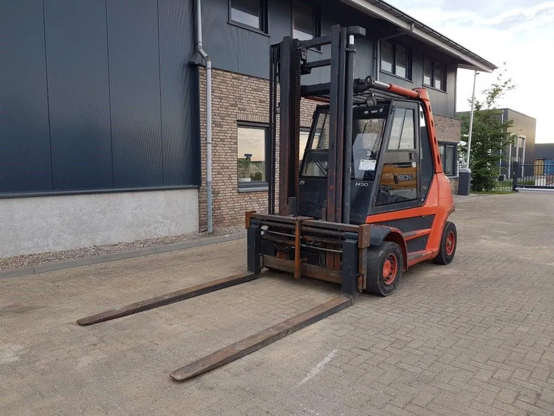 Linde H50D 5 ton Diesel Duplex Sideshift Positioner Heftruck - Forklift diesel: gambar 3 Linde H50D 5 ton Diesel Duplex Sideshift Positioner Heftruck - Forklift diesel: gambar 3