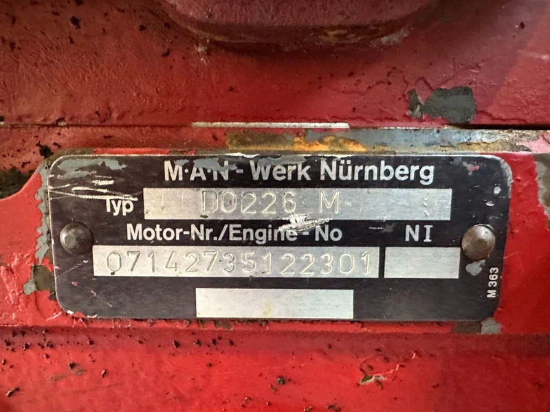 MAN D 0226 M 66 kW / 90 PK 6 cilinder diesel engine parts - Mesin untuk Peralatan untuk menangani material: gambar 3 MAN D 0226 M 66 kW / 90 PK 6 cilinder diesel engine parts - Mesin untuk Peralatan untuk menangani material: gambar 3