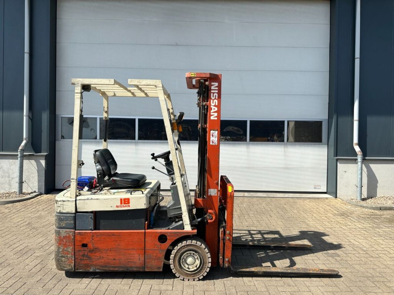 Forklift listrik Nissan N01L18U 1.8 ton Triplex Freelift Sideshift Elektra Heftruck Accu 2016 !: gambar 15