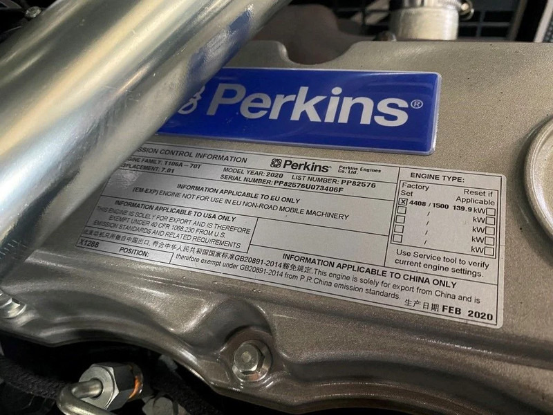 Perkins 1106A-70TG1 Stamford 150 kVA Silent generatorset New ! - Genset: gambar 4 Perkins 1106A-70TG1 Stamford 150 kVA Silent generatorset New ! - Genset: gambar 4