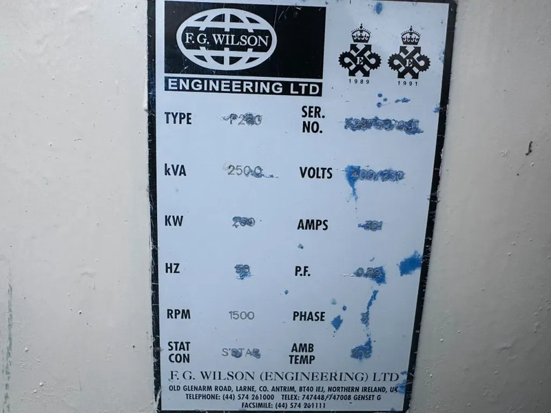 Perkins 2006 TG2A FG Wilson Stamford 250 kVA Silent generatorset - Genset: gambar 5 Perkins 2006 TG2A FG Wilson Stamford 250 kVA Silent generatorset - Genset: gambar 5