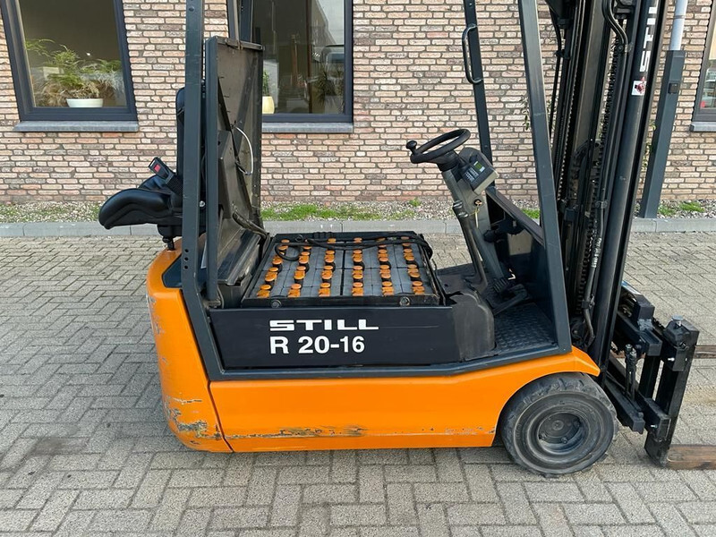 Forklift listrik Still R20-16 Elektra 1.6 ton Triplex Freelift Sideshift Heftruck: gambar 11