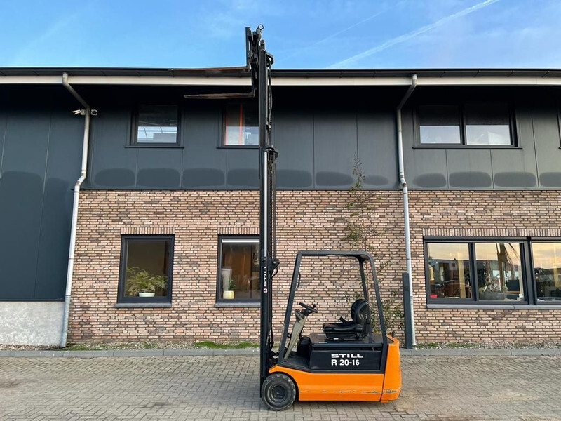 Forklift listrik Still R20-16 Elektra 1.6 ton Triplex Freelift Sideshift Heftruck: gambar 14