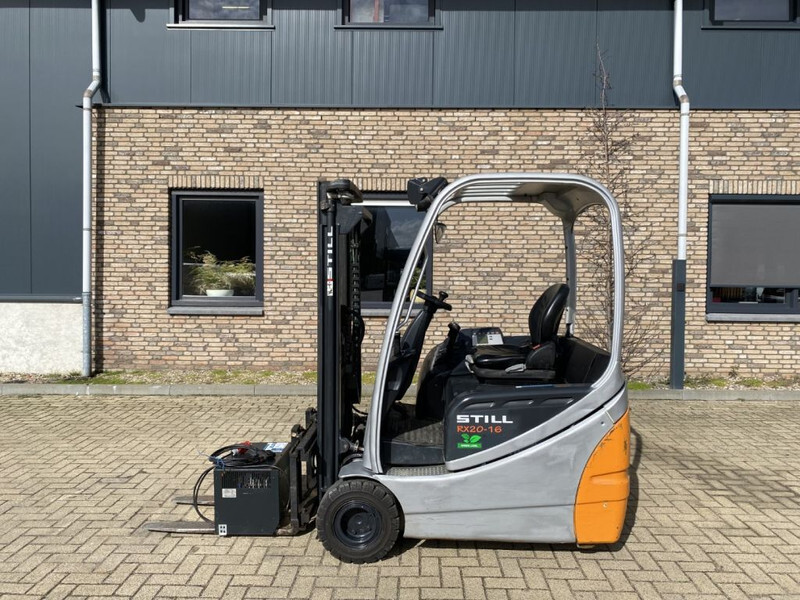 Forklift listrik Still RX 20-16 1.6 ton Duplex Freelift Sideshift Elektra Heftruck: gambar 11