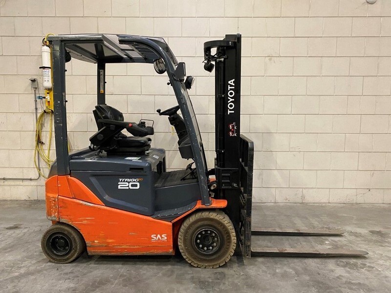Toyota 2 ton Traigo 20 Duplex Freelift Sideshift Elektra Heftruck - Forklift listrik: gambar 1 Toyota 2 ton Traigo 20 Duplex Freelift Sideshift Elektra Heftruck - Forklift listrik: gambar 1
