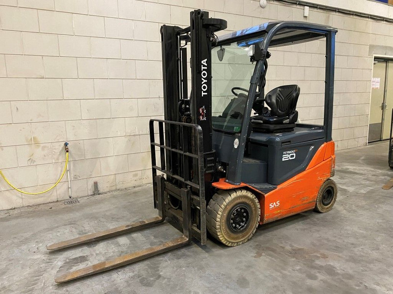 Forklift listrik Toyota 2 ton Traigo 20 Duplex Freelift Sideshift Elektra Heftruck: gambar 20