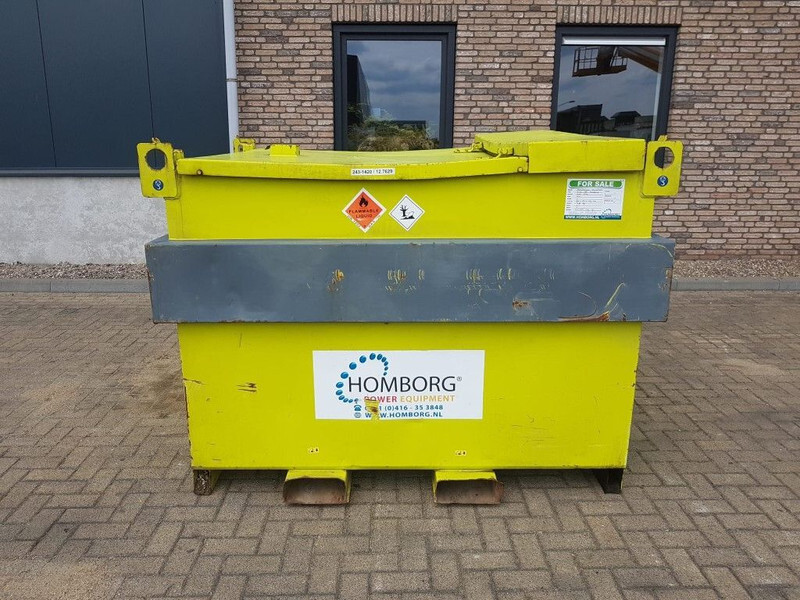 Dieseltank Steenbergen 2000 liter Kiwa IBC Dieseltank met handpomp - Tangki penyimpanan: gambar 1 Dieseltank Steenbergen 2000 liter Kiwa IBC Dieseltank met handpomp - Tangki penyimpanan: gambar 1
