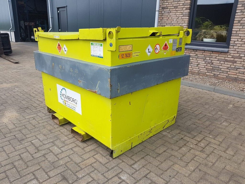 Dieseltank Steenbergen 2000 liter Kiwa IBC Dieseltank met handpomp - Tangki penyimpanan: gambar 2 Dieseltank Steenbergen 2000 liter Kiwa IBC Dieseltank met handpomp - Tangki penyimpanan: gambar 2
