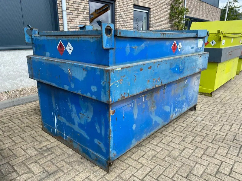 Steenbergen 2000 liter Kiwa IBC dieseltank met handpomp - Tangki penyimpanan: gambar 1 Steenbergen 2000 liter Kiwa IBC dieseltank met handpomp - Tangki penyimpanan: gambar 1