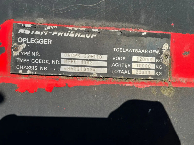 Semi-trailer kotak tertutup Netam-Fruehauf ONCRK 22110: gambar 19