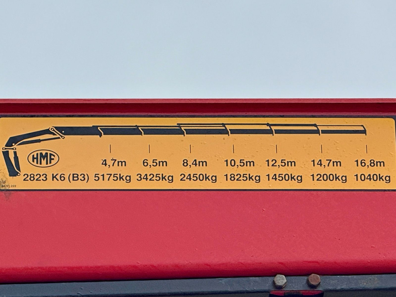 Truk derek DAF CF 85.380 * HMF 2823 K6 (B3) + FUNK * 8x4 * TOP: gambar 8