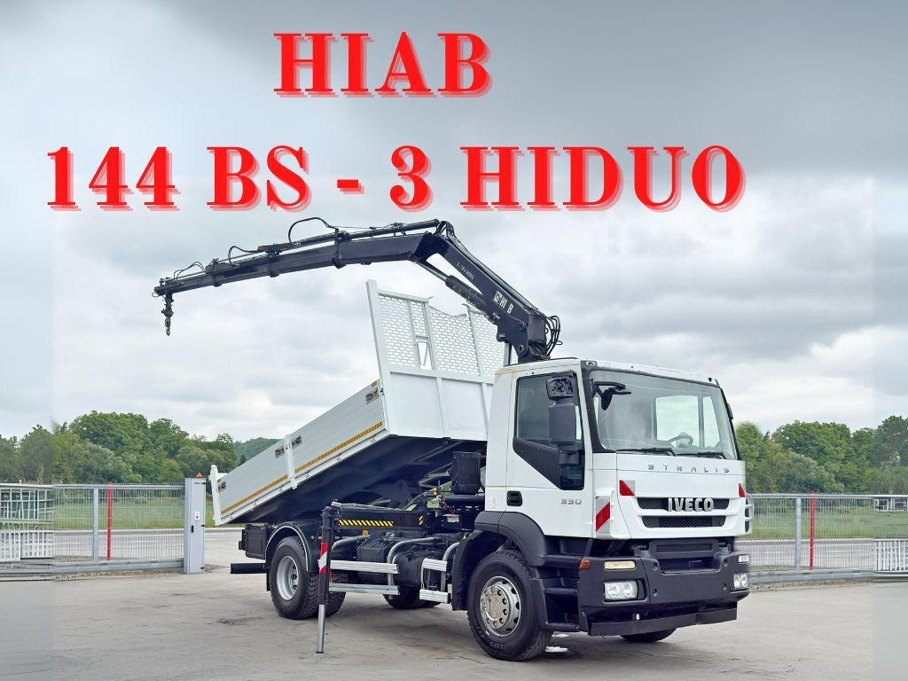 Iveco STRALIS 330 *HIAB 144 BS-3 HIDUO* TOPZUSTAND - Truk derek: gambar 1 Iveco STRALIS 330 *HIAB 144 BS-3 HIDUO* TOPZUSTAND - Truk derek: gambar 1