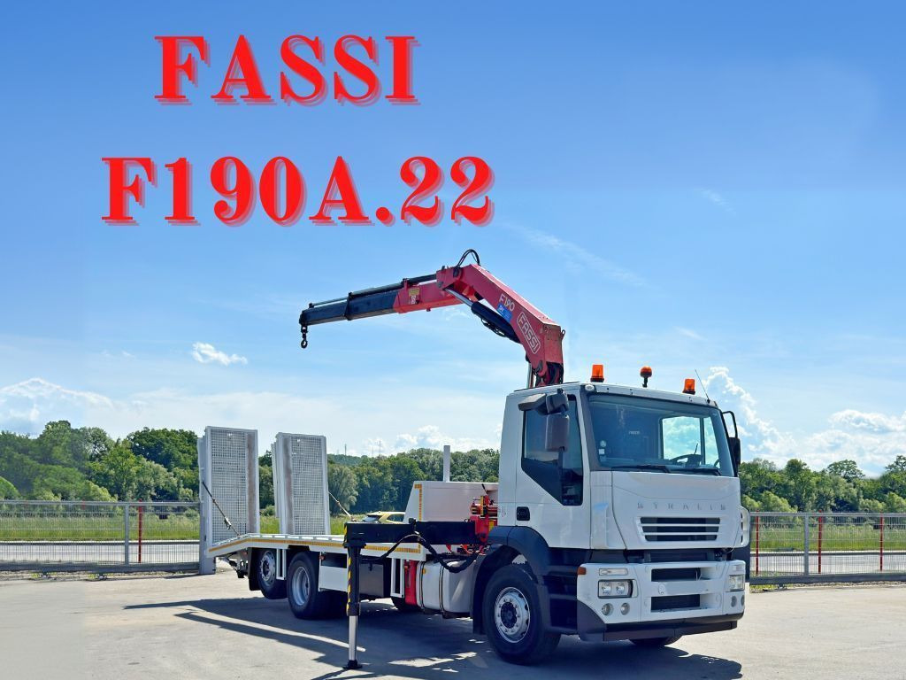 Iveco STRALIS 380 * FASSI F190A.22 + FUNK * TOP - Mobil derek: gambar 1 Iveco STRALIS 380 * FASSI F190A.22 + FUNK * TOP - Mobil derek: gambar 1