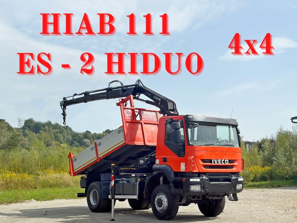 Iveco TRAKKER 190T36 * HIAB 111 ES-2 HIDUO * 4x4 * TOP - Truk derek: gambar 1 Iveco TRAKKER 190T36 * HIAB 111 ES-2 HIDUO * 4x4 * TOP - Truk derek: gambar 1