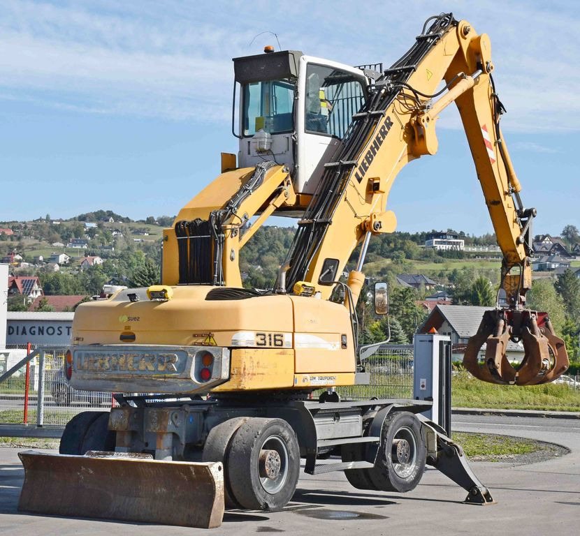 Ekskavator roda Liebherr PELLE A316 * Umschlagbagger * Topzustand!: gambar 9