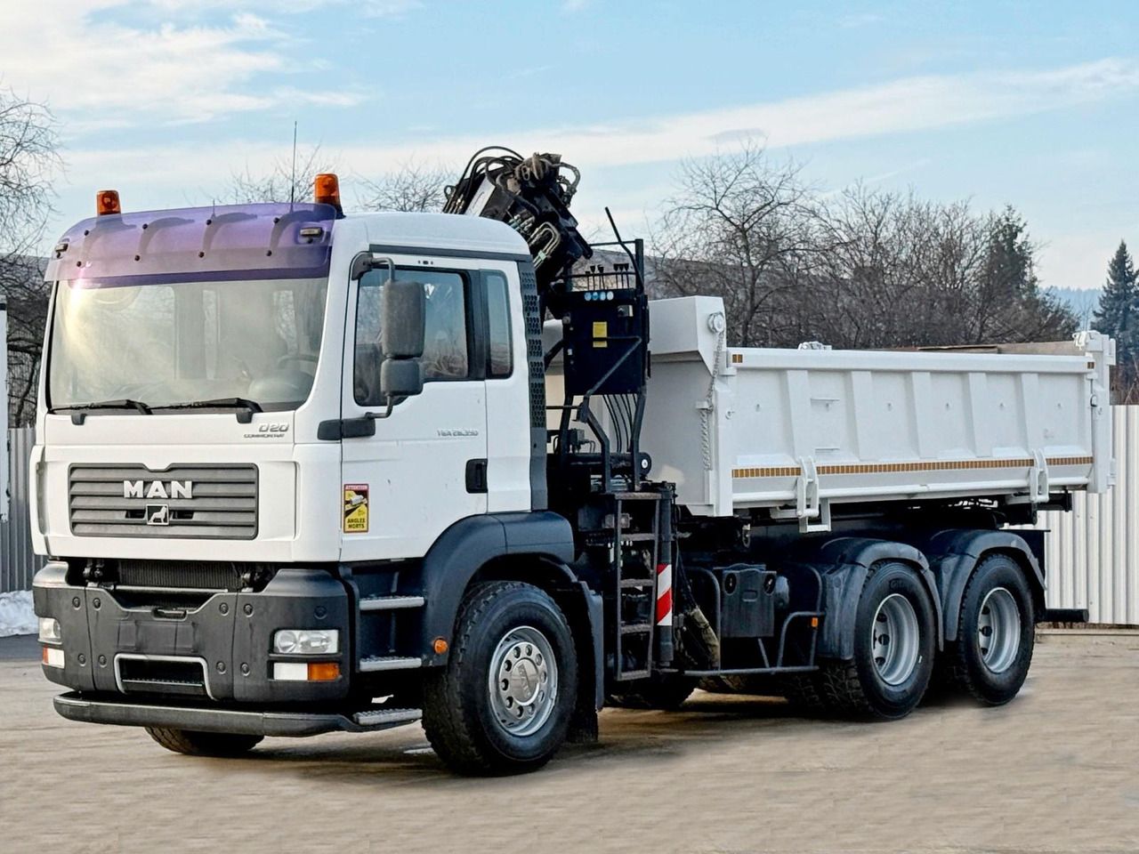 MAN TGA 26.350 * KIPPER 4,90m + TEREX ATLAS * 6x4 * - Truk jungkit, Truk derek: gambar 4 MAN TGA 26.350 * KIPPER 4,90m + TEREX ATLAS * 6x4 * - Truk jungkit, Truk derek: gambar 4