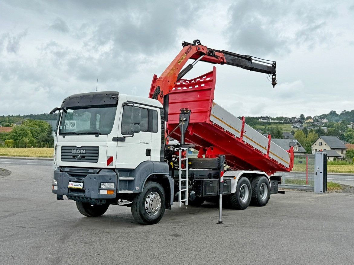 MAN TGA 26.400 * KIPPER 6,00m + PK 15500 * 6x4 * TOP - Truk jungkit, Truk derek: gambar 2 MAN TGA 26.400 * KIPPER 6,00m + PK 15500 * 6x4 * TOP - Truk jungkit, Truk derek: gambar 2