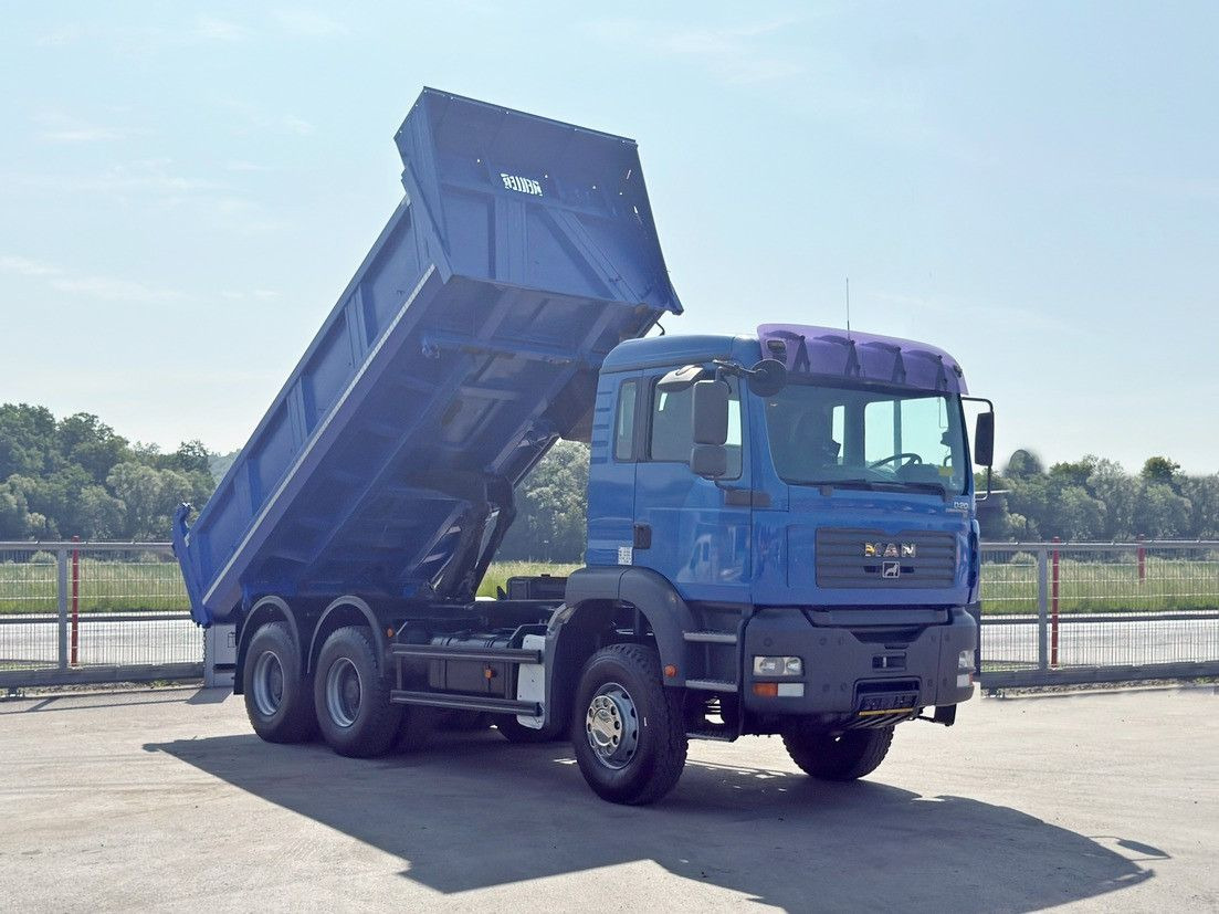 MAN TGA 33.350 * BORDMATIC *6x4 * TOPZUSTAND - Truk jungkit, Truk derek: gambar 1 MAN TGA 33.350 * BORDMATIC *6x4 * TOPZUSTAND - Truk jungkit, Truk derek: gambar 1