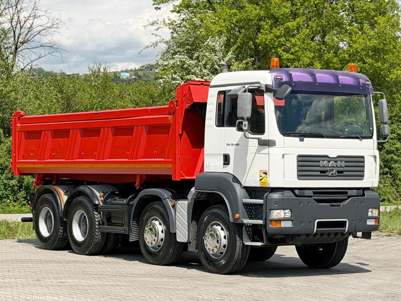 MAN TGA 35.400 * KIPPER 6,00 m + BORDMATIC *8x4* TOP - Truk jungkit: gambar 1 MAN TGA 35.400 * KIPPER 6,00 m + BORDMATIC *8x4* TOP - Truk jungkit: gambar 1